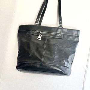 Large black Nine West womens' purse